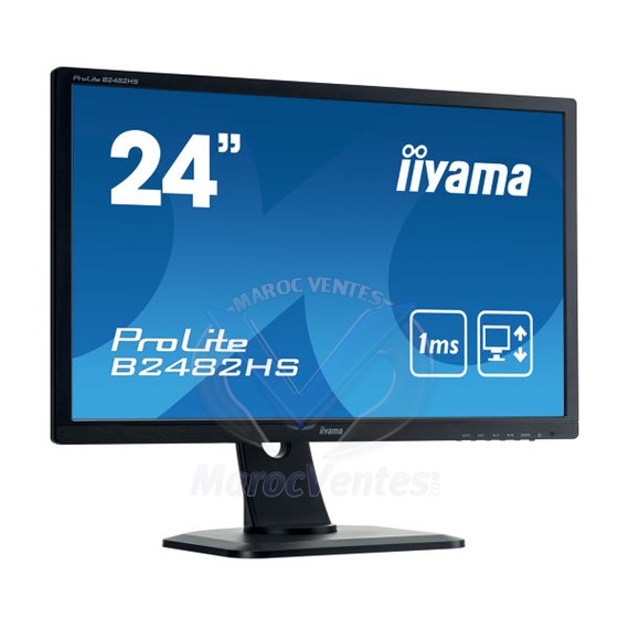 Moniteur Full HD LED avec temps de réponse de 1 ms, un choix parfait pour le bureau B2482HS-B1