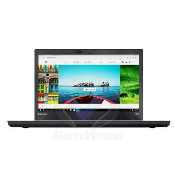 PC Portable ThinkPad T470s - 14" - Core i5 7200U - 8 Go RAM - 256 Go SSD 20HF001JFE
