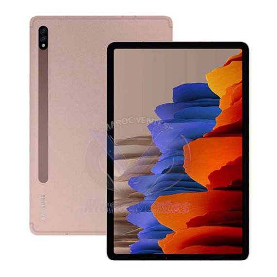 Samsung Tablette tab S7+ 12,4 " octa Core 8Go 256Go Android 4G 8 Mp 13 Mp bronze SM-T975NZNEMWD