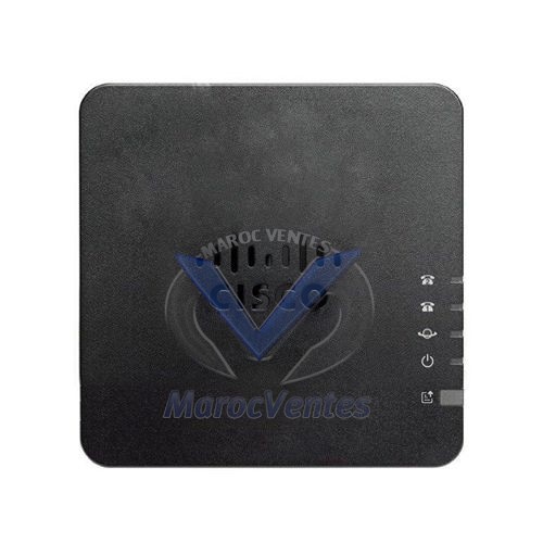 Adaptateur téléphonique analogique à 2 ports pour MULTIPLATFORM ATA191-3PW-K9