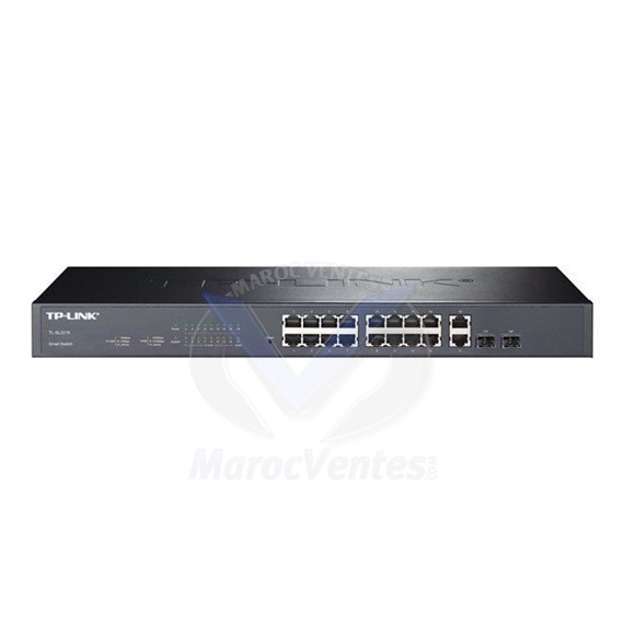 TPLINK SWITCH 16 PORTS + 2 GIGABIT TL-SL2218