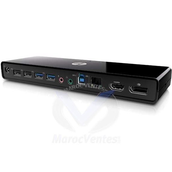 HP 3005pr USB3 Port Replicator Y4H06ET#ABB