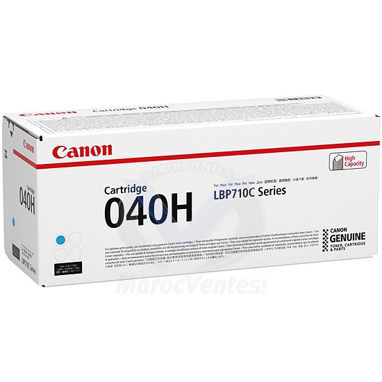Cartouche Toner CRG 040H Cyan (10,000 pages) 0459C001AA