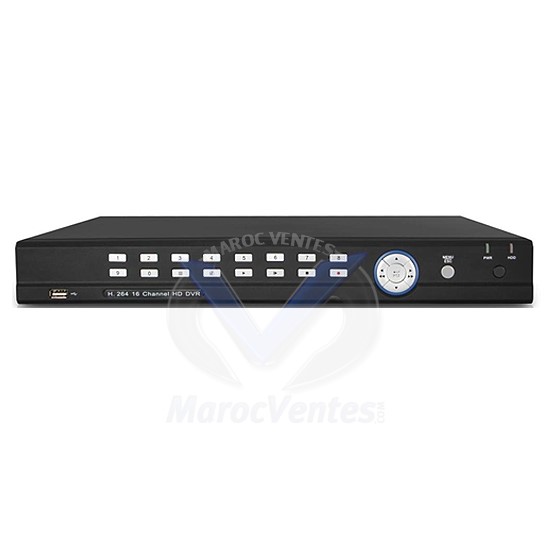 DVR 8 Voies video - 4 Audio enregistrement 200 fps Full D1 04D9608L-H