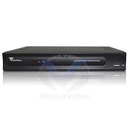 DVR  4 Voies vidéo - 2 Audio enregistrement 100 fps 04D9704BP