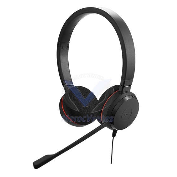Casque Evolve Stéréo Filaire Stéréo Noir 100-55900000-99