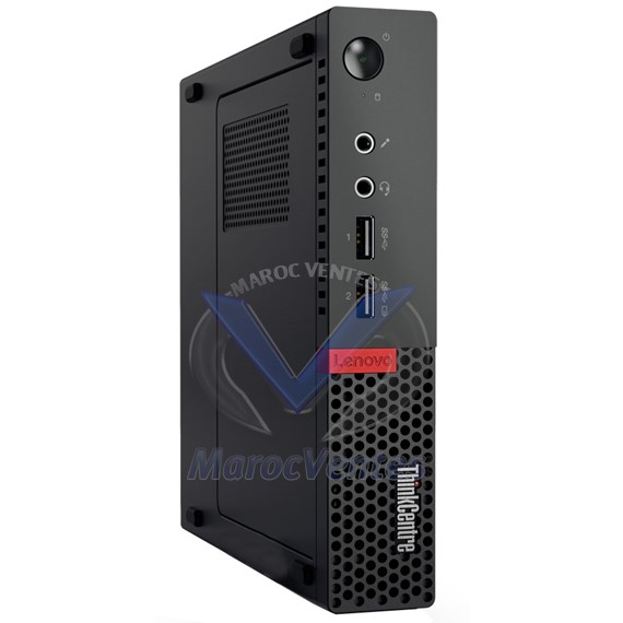 Ordinateur de bureau ThinkCentre M710q i3-7100T 4GB DDR4 500GB DVD+/-RW FreeDos 10MRS1G200