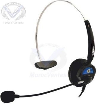 Casque et Microphone pour Telephone IP monaurale 1122