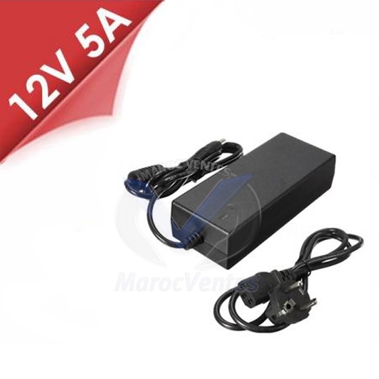 Alimentation pour Camera 12V5A 12V5A