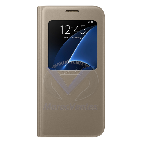 SAMSUNG S VIEW POUR S7 GOLD EF-CG930PFEGWW