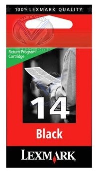 Cartouche noir Lexmark ReturnProgramme Z2320,X2650, N°14