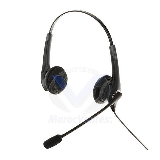 GN 2000 Duo - Casque téléphonique avec microphone flex anti bruit 2009-820-104