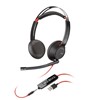 Micro-casque filaire USB-A jack 3,5mm BLACKWIRE 5220,C5220,USB-A,WW