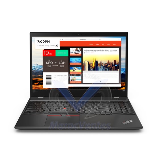 PC Portable ThinkPad T580 I7-8550U 15,6" 8GB 256GB Windows 10 Professional 20L90005FE