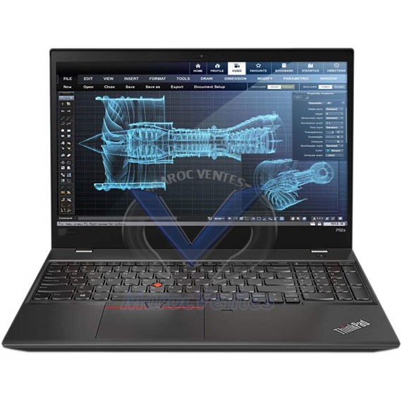 ThinkPad P52 i7-8850H 15,6" 16GB 1TB 512GB SSD Win 10 Pro 20M9001TFE