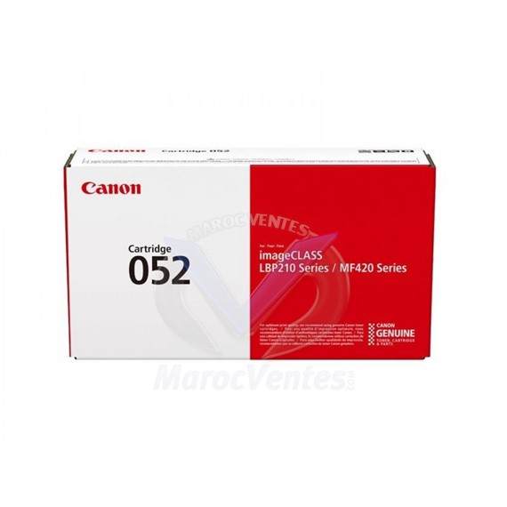 Cartouche de toner 052 noir 3100 pages originale 2199C002AA