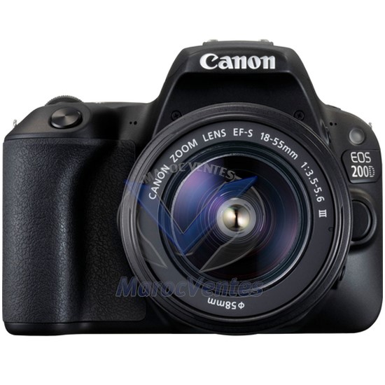 Appareil Photo Compact EOS 200D BK 18-55 2250C011AA