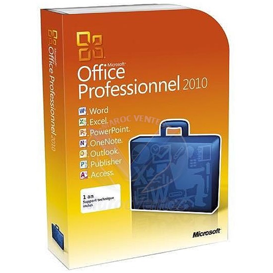 Office Pro 2010 French PC Attach Key PKC Microcase-Office Pro 2010 French PC Attach Key PKC Microcase