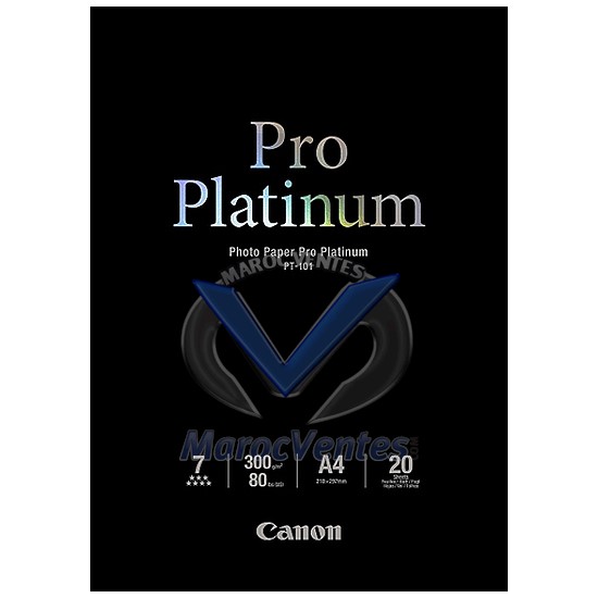 Papier Photos PT-101 - Pro Platinum 20 FeuilleS 2768B016AC