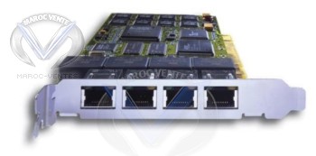 Carte Diva Server UNIVERSAL Analog-4P - Voix Data Fax PCI 306-232