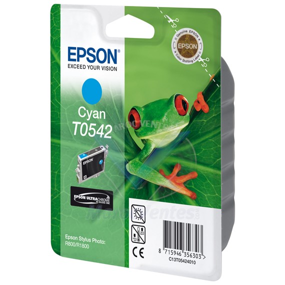 EPSON Cartouche - Grenouille - Encre UltraChrome Hi-Gloss C C13T05424010