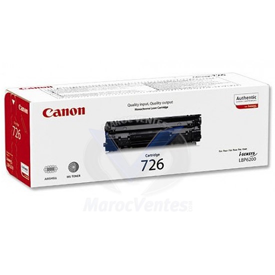 Cartridge 726 (yield = 2100* pages) 3483B002AA