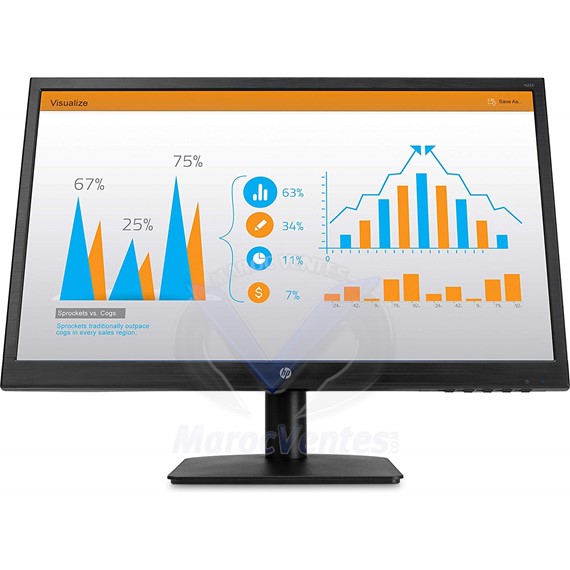 Moniteur LED N223 21,5" 1920 x 1080 HDMI VGA 3WP71AS
