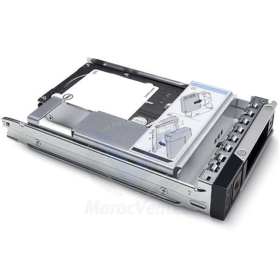 Dell 600GB 10K RPM SAS 12Gbps 512n 2.5in Hot-plug Drive in 3.5in Hybrid Carrier 400-ATIL