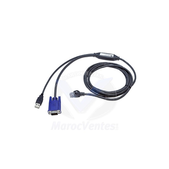 DELL DUSBIAC-10 for 10FT USB/VGA CAT5 Integrated Access Cabl 470-ABDE