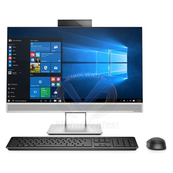 Ordinateur de bureau EliteOne 800 G4 AiO i5 8500 8 Go 1To 23,8" Win 10 Pro 4KX25EA