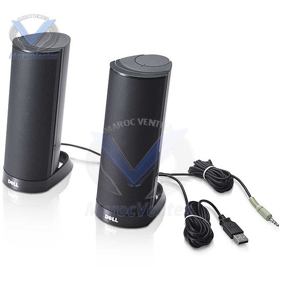 Speakers : External DellAX210CR Black USB - Kit-Speakers : External DellAX210CR Black USB - Kit