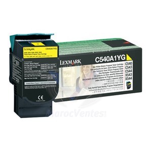 Cartouche toner jaune Return Prgrm 1K  C54x, X54x 540A1YG