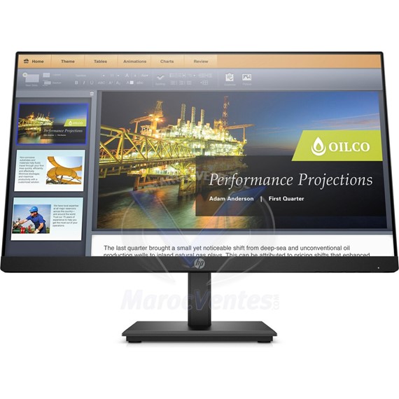 Écran P224 21.5" Full HD (1080p) VGA DP HDMI 5QG34AS