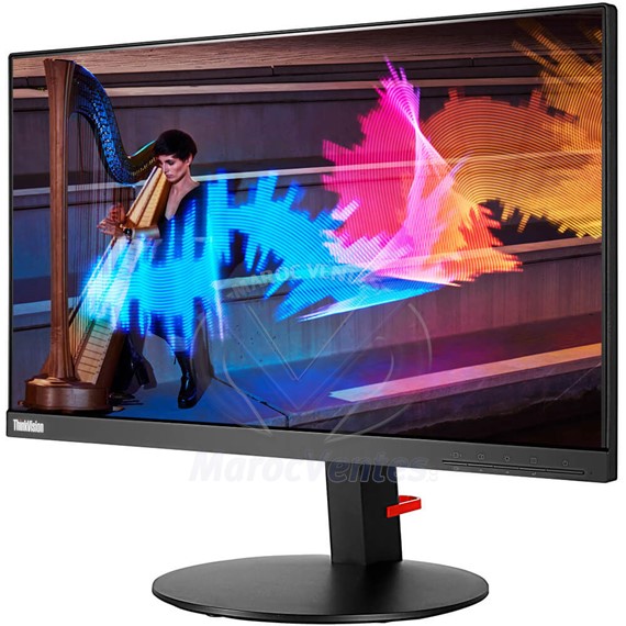 Écran 21.5" LED ThinkVision T22i  1920 x 1080 16/9  IPS DisplayPort HDMI Hub USB Noir 61A9MAT1EU