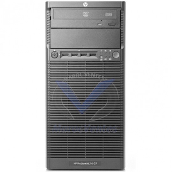 Serveur ProLiant ML110 G7 - (626474-051) Micro-tour (4U), Intel®, Xeon® Quad Core, Intel Xeon E3-1220, 2048 Mo, 350 Watts, 250 Go 639261-425
