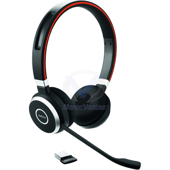 Micro-casque sans fil Bluetooth Evolve 65 MS stéréo avec socle de recharge 6599-823-399