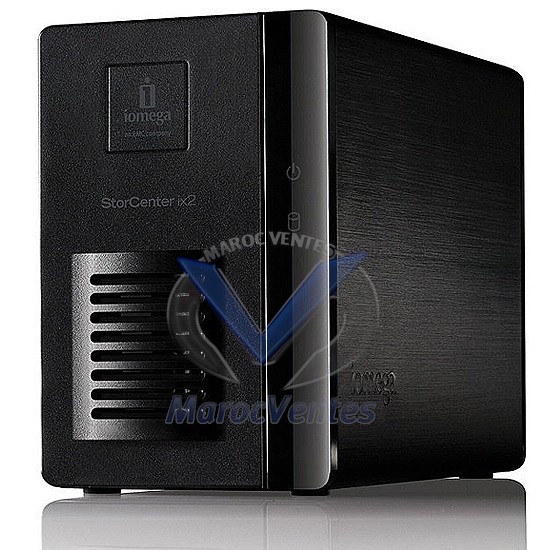 Iomega ix2 - NAS - 4 To (2 x 2 To) - tour - RAID 0, 1, JBOD - USB 2.0/Gigabit Ethernet - iSCSI 70A69001EA