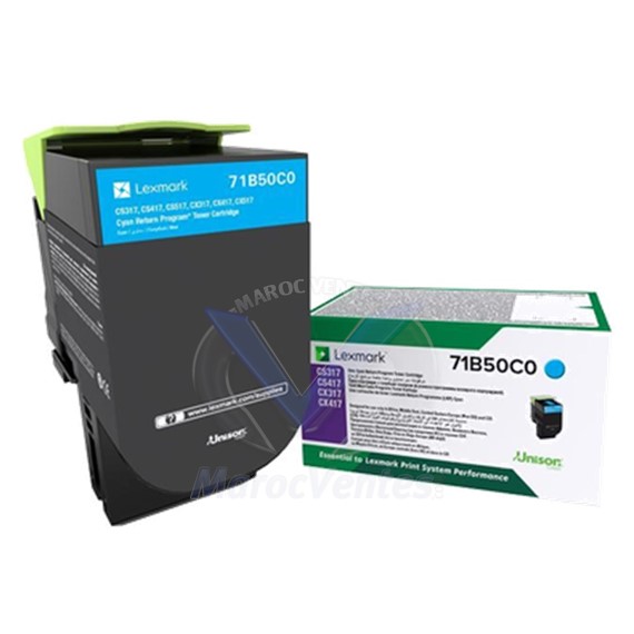 Toner cyan CS/X317 standard 2300 pages 71B50C0