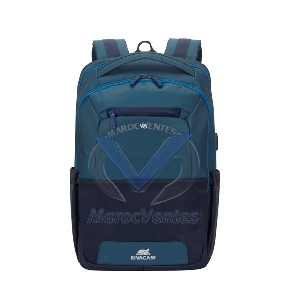 Sac à dos pour ordinateur portable bleu acier / aigue-marine 15,6 7767