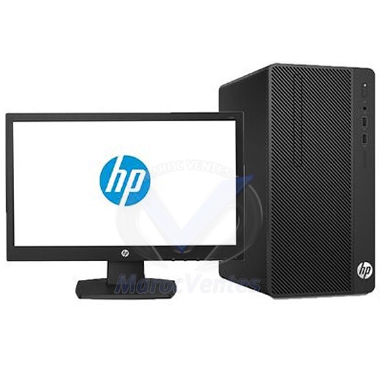 PC Bureau Pro G2 MT i3-8100 4GB 500GB W10HSL + Ecran 20,7" 7EL37ES