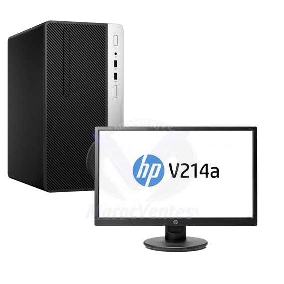 Ordinateur de 400G6 MT i5-9500 4GB 1TB Win 10 Pro 64 + Ecran 20,7" 7ZW66EA