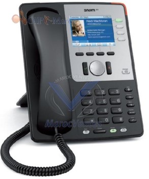 Téléphone professionnel pour VoIP PoE avec 2 ports Ethernet 821