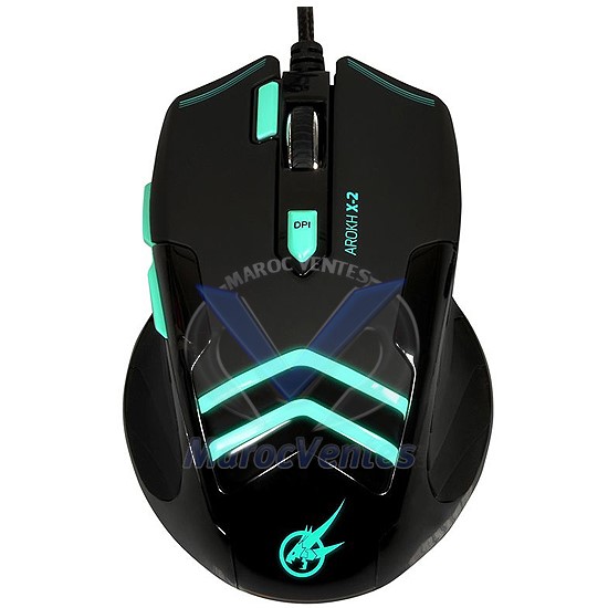 Souris Gaming PortDesigns AROKH X-2 Optique 7 Boutons 3500 DPI 901401