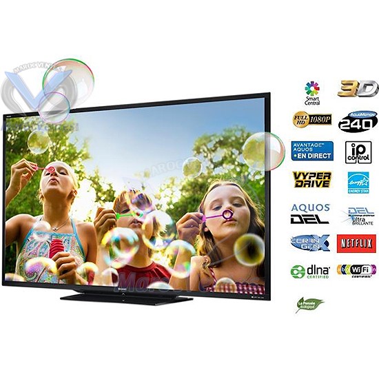 TV à ecran à cristaux liquides AQUOS 90"