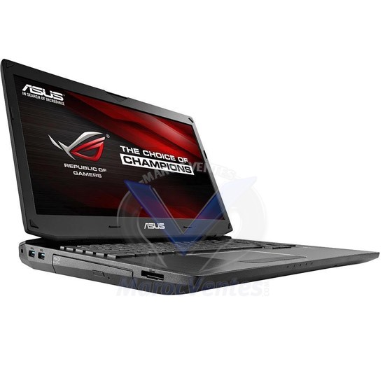 Ordinateur Gamer Portable ASUS G750JM-T4064H i7-4700,12G VRAM 2G, Win8.1 Black 17.3" 90NB04J1-M00750