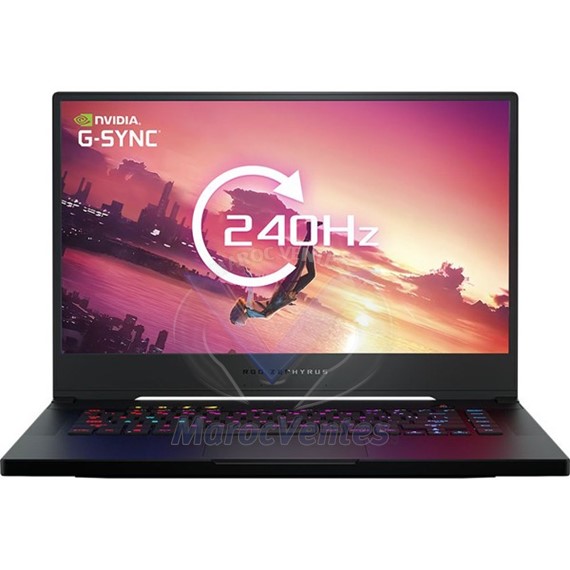 PC Portable GX502GW-AZ057T ROG Zephyrus S15 15.6" I7-9750H 32Go 1TB SSD Win 10 90NR01V1-M01690