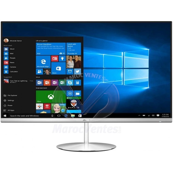 Ordinateur Tout-en-un Zen ZN242GDK I7-8750HQ 23.8" 12Go 1To Win 10 90PT0231-M03700