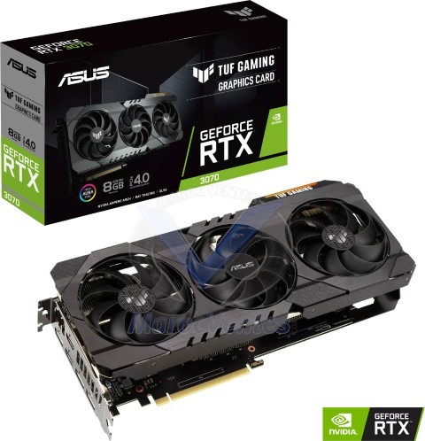 Carte Graphique ASUS TUF-RTX3070-8G-V2-GAMING 90YV0FQJ-M0NA00