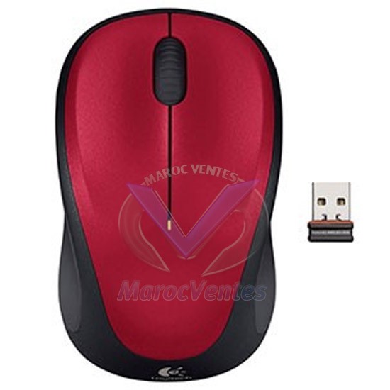 LOGITECH Wireless Mouse M235 (Nauru) Red 910-002496
