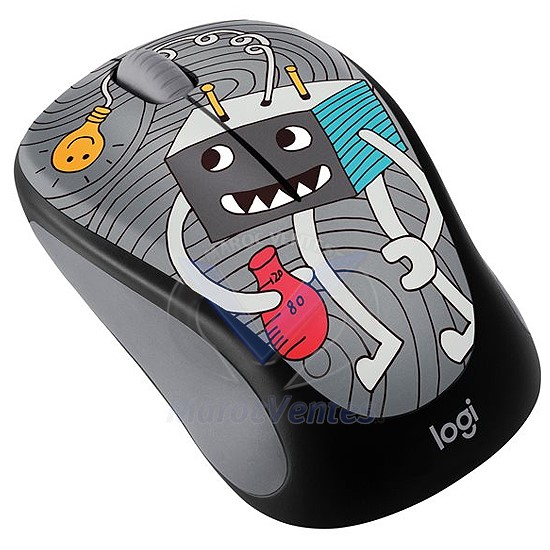 Doodle Collection  M238 Wireless Mouse LIGHTBULB 2.4GHZ N/A EMEA 910-005049